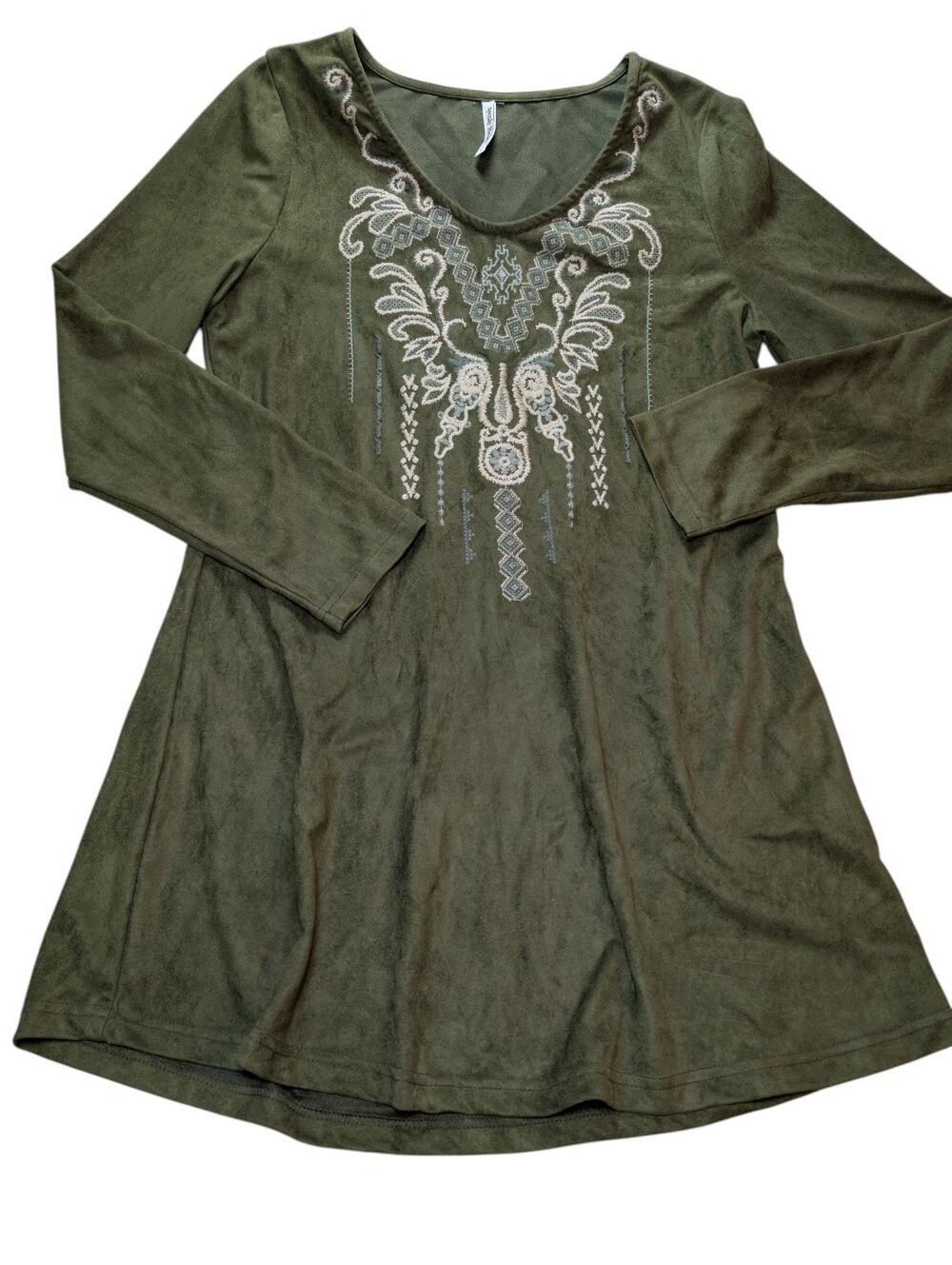 Bohemian Blouse Women's Monoreno Y2K Peasant Cottagecore Velvet like Blouse Sz S